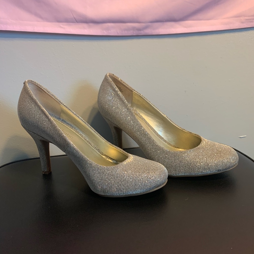 Kelly & Katie Silver Heels